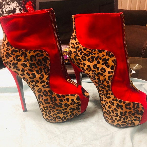 Platform high heel boot - Picture 1 of 8